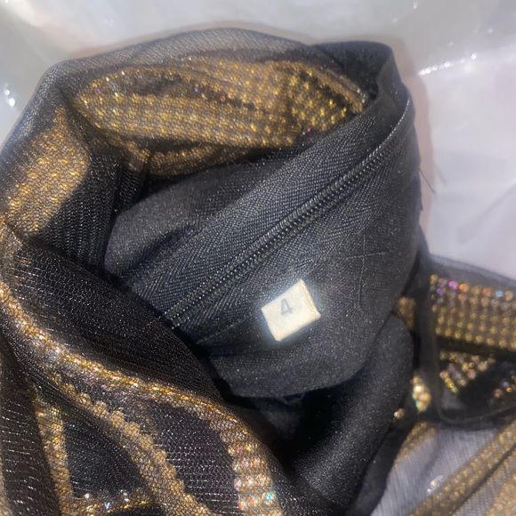 Black Evening Dresses with Crystal Beading (floor length) - Picture 6 of 8